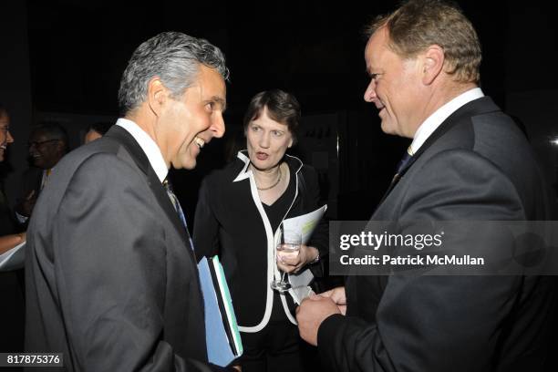 Charles McNeil, Helen Clark and Dirk Niebel attend UNDP Equator Prize 2010 at The American Museum of Natural History on September 20, 2010 in New...