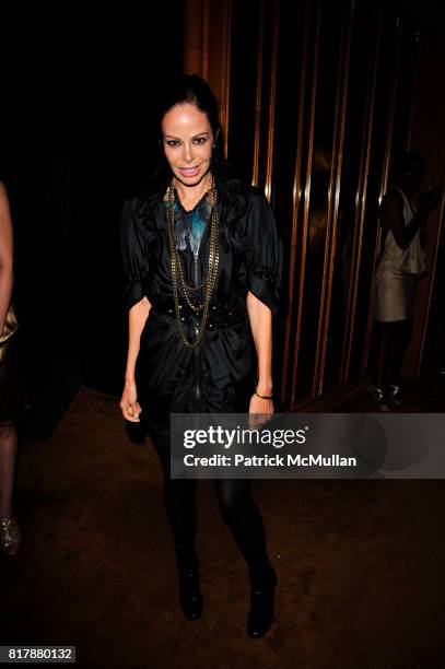 Allison Sarofim attends BRAZIL FOUNDATION Gala After-Party at Top of The Standard The Standard Hotel NYC on September 23, 2010 in New York City.