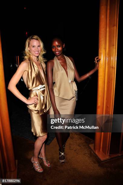 Ladies of Boom Boom Room attends BRAZIL FOUNDATION Gala After-Party at Top of The Standard The Standard Hotel NYC on September 23, 2010 in New York...