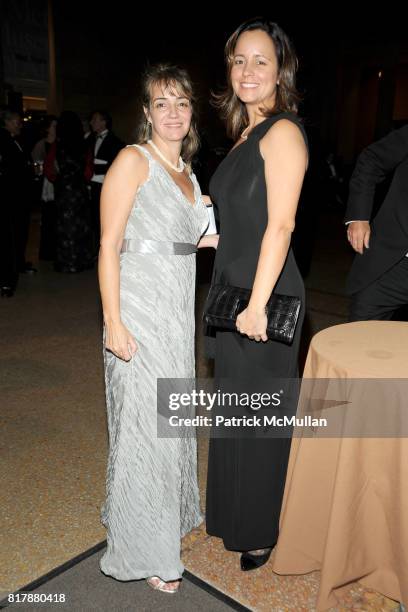 Ana Baio, Adrianna Torres attend The BRAZIL FOUNDATION's 8th Annual Gala Benefit at The Metropolitan Museum of Art on September 23, 2010 in New York...