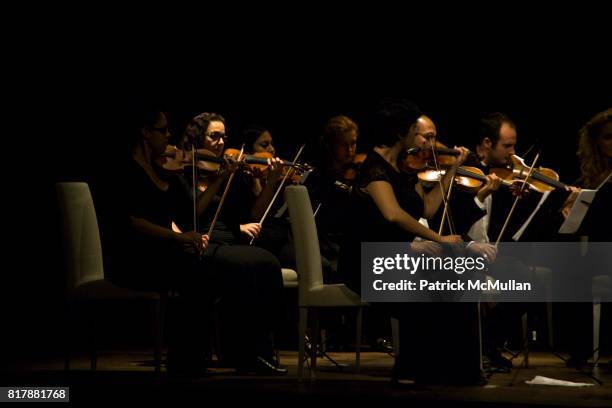 Atmosphere at "Power Of Muze" Concerts: Integration For Peace at Bohemian National Hall on September 23, 2010 in New York City. *** Local Caption **