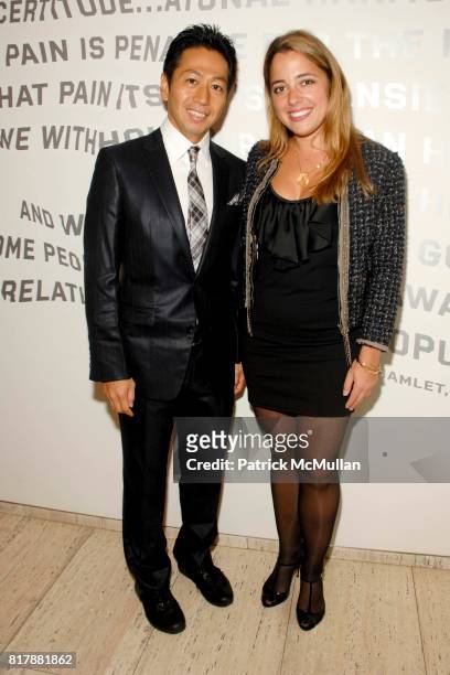 Tomo Nomura and Michelle Edgar attend "Power Of Muze" Concerts: Integration For Peace at Bohemian National Hall on September 23, 2010 in New York...