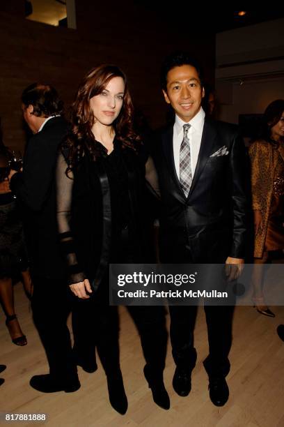 Maya Beiser and Tomo Nomura attend "Power Of Muze" Concerts: Integration For Peace at Bohemian National Hall on September 23, 2010 in New York City.