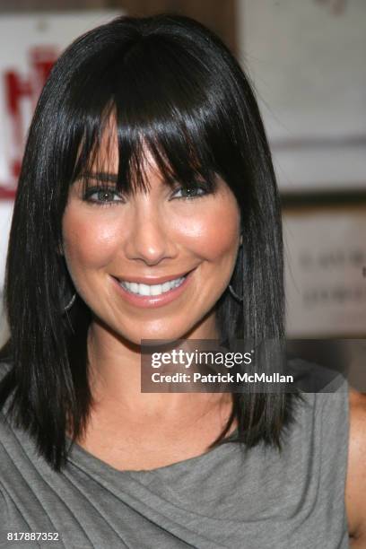 Laura Posada attends Jorge Posada and Laura Posada book signing of "The Beauty of Love" at BookEnds on September 23, 2010.