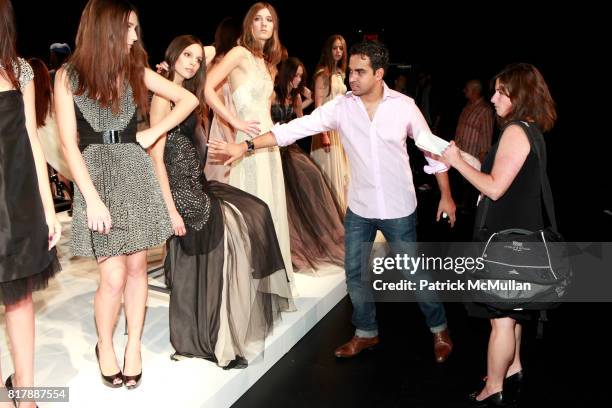 Bibhu Mohapatra and ? attend BIBHU MOHAPATRA Spring 2011 Show at The Box at Lincoln Center on September 14, 2010 in New York City.