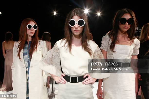 Presentation attends BIBHU MOHAPATRA Spring 2011 Show at The Box at Lincoln Center on September 14, 2010 in New York City.