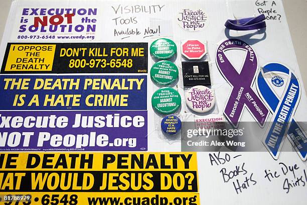 Abolition Buttons Abolish Capital Punishment Photos and Premium High Res Pictures - Getty ...