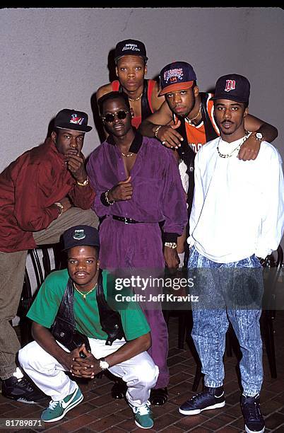 Ronnie Devoe, Bobby Brown, Johnny Gill,Michael Bell and Michael Bivins New Edition