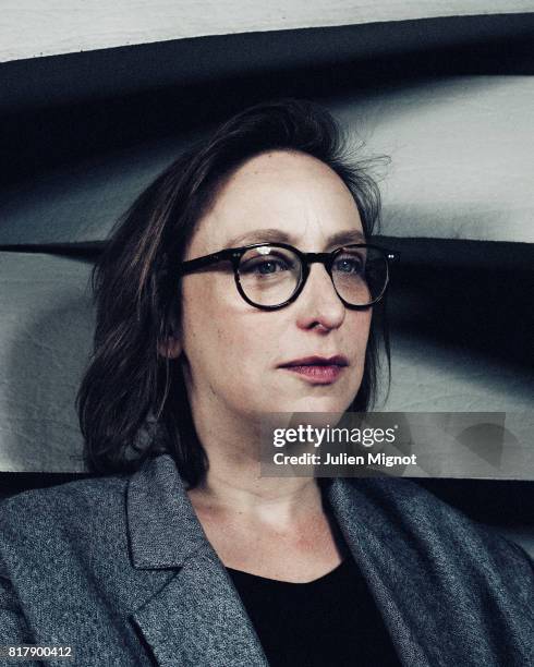 French Filmmaker Celine Sciamma is photographed for Grazia Magazine on May 14, 2016 in Cannes, France.