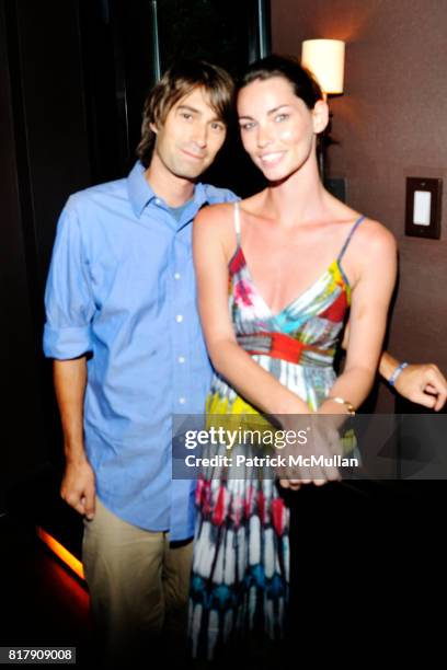 David Whiteside and Annie Henley attend MODELSHOTEL Presents THE ROOM KEY at Thompson Hotel on September 8, 2010 in New York City.
