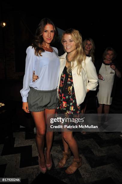 Minnie Mortimer, Lenay Dunn attend the MINNIE MORTIMER Spring 2011 Presentation at 1 OAK on September 08, 2010 in New York City.