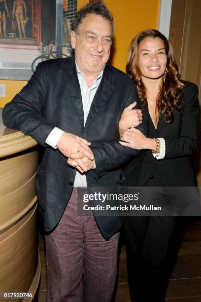 Stephen Frears and Jenny Lumet attend THE CINEMA SOCIETY & ALTOIDS host the after party for "TAMARA DREWE" at Crosby Street Hotel on September 27,...