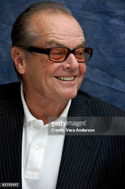 Jack Nicholson at "The Bucket List" press conference at the Four Seasons Hotel on December 4, 2007 in Beverly Hills, California.