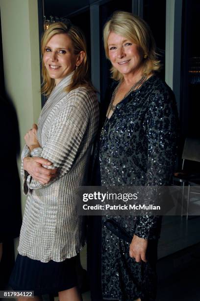 Alexis Stewart and Martha Stewart attend MARTHA STEWART celebrates Editor in Chief VANESSA HOLDEN'S September Issue of MARTHA STEWART LIVING at Kevin...