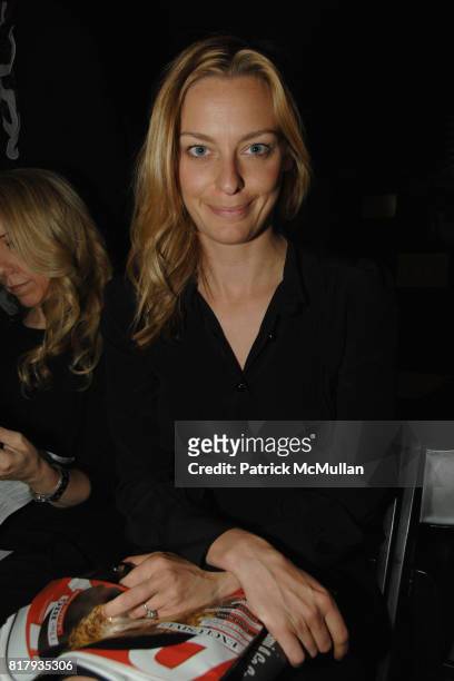 Jessica Diehl attends PRABAL GURUNG Spring 2011 Fashion Show at The Studio at Lincoln Center on September 11, 2010 in New York City.