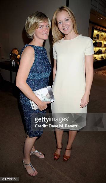 Ruth Kennedy and Kate Reardon attend the book launch party of Simon Sebag Montefiore's book 'Sashenka', at Asprey on July 1, 2008 in London, England.