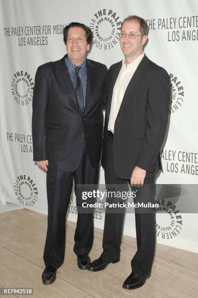 Peter Roth and Craig Silverstein attend PaleyFest: Fall 2010 TV Preview Parties: the CW: Nikita, Hellcats at Paley Center for Media on September 15,...