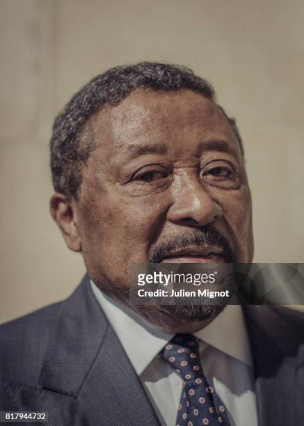 Diplomat and politician Jean Ping is photographed for Self Assignment on July 17, 2017 in Paris, France.