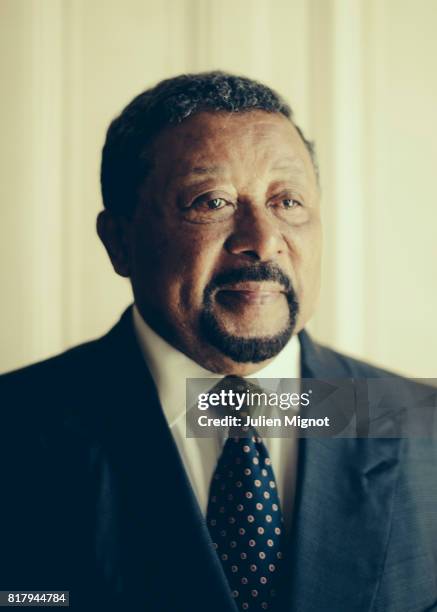 Diplomat and politician Jean Ping is photographed for Self Assignment on July 17, 2017 in Paris, France.