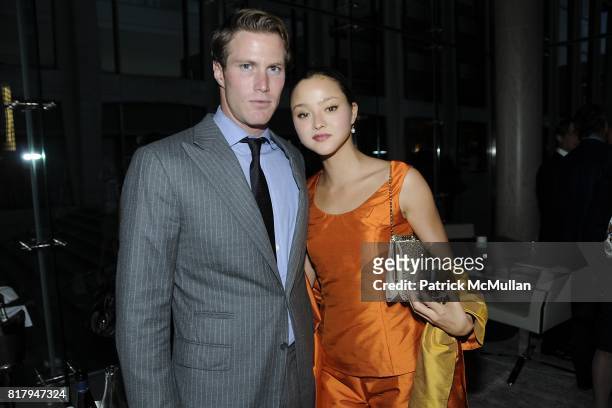 James Bailey and Devon Aoki attend Circa's Kick-off Cocktail Party for the New Yorker's For Children 2010 Fall Gala at Lincoln Restaurant on...