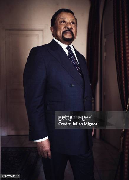Diplomat and politician Jean Ping is photographed for Self Assignment on July 17, 2017 in Paris, France.