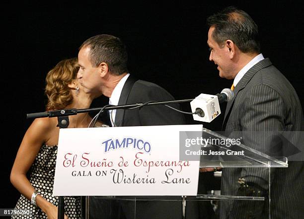 Eva Longoria, Lance Armstrong and Senator Gilbert Cedillo