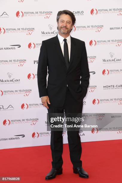 Thibault de Montalembert arrives at the Opening Ceremony of the 57th Monte Carlo TV Festival and World premier of Absentia Serie on June 16, 2017 in...