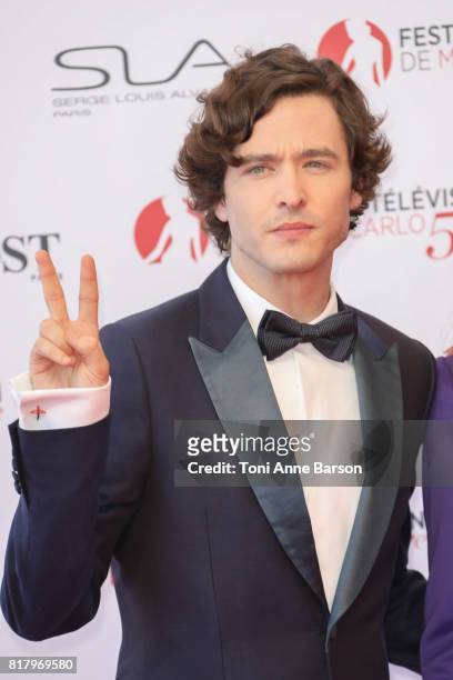 Alexander Vlahos arrives at the Opening Ceremony of the 57th Monte Carlo TV Festival and World premier of Absentia Serie on June 16, 2017 in...