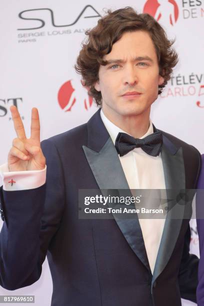 Alexander Vlahos arrives at the Opening Ceremony of the 57th Monte Carlo TV Festival and World premier of Absentia Serie on June 16, 2017 in...