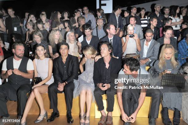 Brian Bowen Smith, Alexa Chung, Alex Cespedes, Baelyn Neff, Rachel Zoe and Front Row attend MARC JACOBS Spring 2011 Fashion Show at NY State Armory...