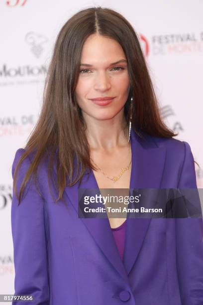 Anna Brewster arrives at the Opening Ceremony of the 57th Monte Carlo TV Festival and World premier of Absentia Serie on June 16, 2017 in...