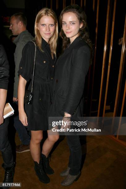 Cato Van Ee and Ana De Rijk attend V MAGAZINE celebrates its New York Issue at The Boom Boom Room on September 13, 2010 in New York City.