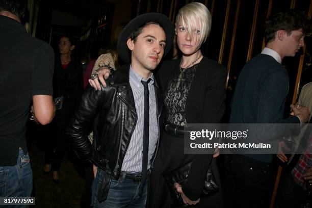 Eddie Borgo and Kate Lanphear attend V MAGAZINE celebrates its New York Issue at The Boom Boom Room on September 13, 2010 in New York City.