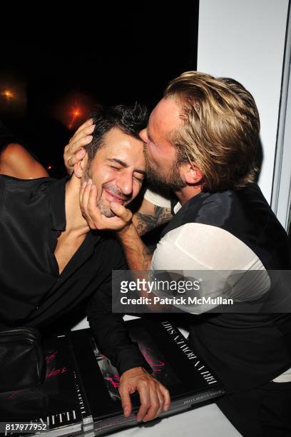 Marc Jacobs and Brian Bowen Smith attend MARC JACOBS Afterparty at Book Marc on September 13, 2010 in New York City.