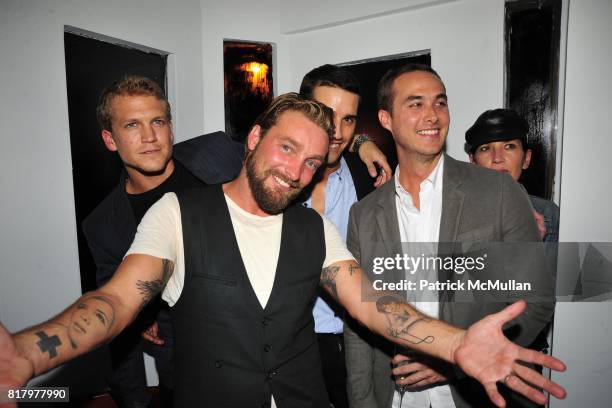 Brian Bowen Smith, ?, ? and ? attend MARC JACOBS Afterparty at Book Marc on September 13, 2010 in New York City.