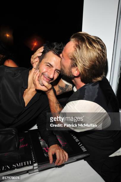Marc Jacobs and Brian Bowen Smith attend MARC JACOBS Afterparty at Book Marc on September 13, 2010 in New York City.