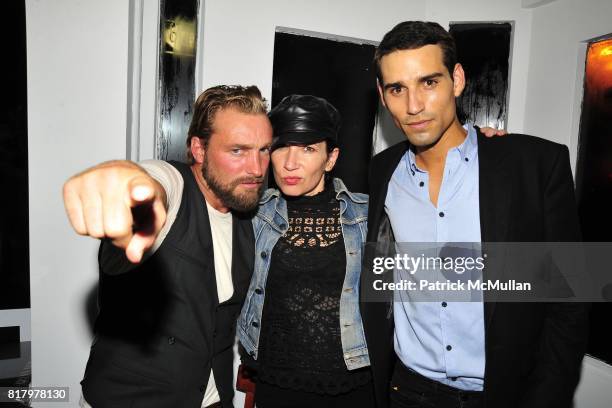 Brian Bowen Smith, ? and ? attend MARC JACOBS Afterparty at Book Marc on September 13, 2010 in New York City.