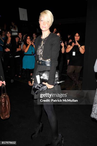 Kate Lanphear attends MARC JACOBS Spring 2011 Fashion Show- Arrivals at NY State Armory on September 13, 2010 in New York City.