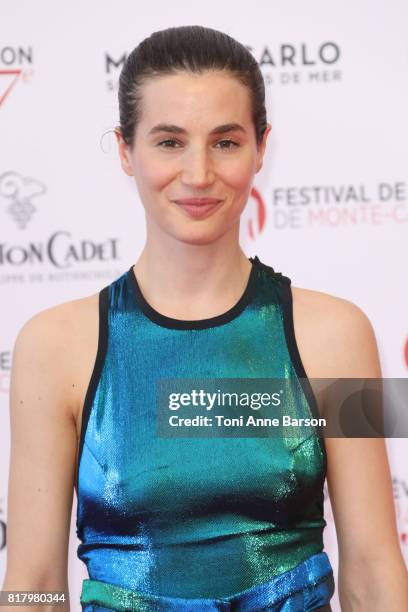Elisa Lasowski arrives at the Opening Ceremony of the 57th Monte Carlo TV Festival and World premier of Absentia Serie on June 16, 2017 in...