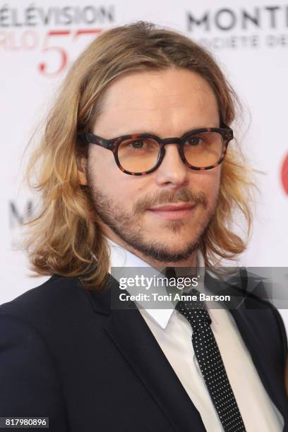 Jean-Baptiste Shelmerdine arrives at the Opening Ceremony of the 57th Monte Carlo TV Festival and World premier of Absentia Serie on June 16, 2017 in...