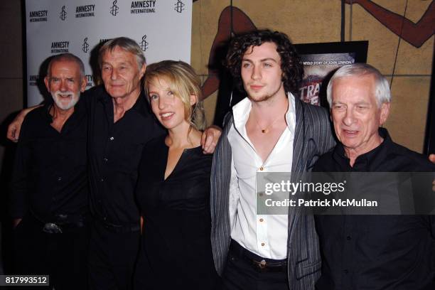 Rod Davis, Len Garry, Sam Taylor-Wood, Aaron Johnson and Colin Hampton attend LA Special Screening of NOWHERE BOY at The Egyptian Theatre on...