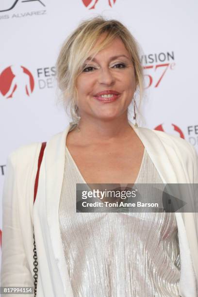 Jeanne Savary arrives at the Opening Ceremony of the 57th Monte Carlo TV Festival and World premier of Absentia Serie on June 16, 2017 in...
