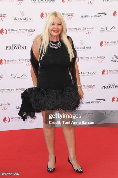 Monika Bacardi arrives at the Opening Ceremony of the 57th Monte Carlo TV Festival and World premier of Absentia Serie on June 16, 2017 in...