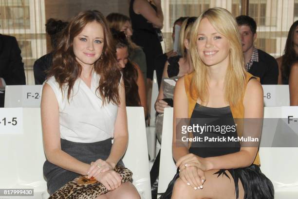 Alexis Bledel and Katia Winter attend ELLE | RISD Design Award at David H. Koch Theater at Lincoln Center on September 9th, 2010 in New York City.