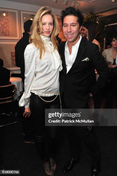 Julie Ordon and Brian Wolk attend THE RUFFIAN BOYS Host a Caviar and Champagne Dinner at Michaels West 55th St on September 9, 2010 in New York City.