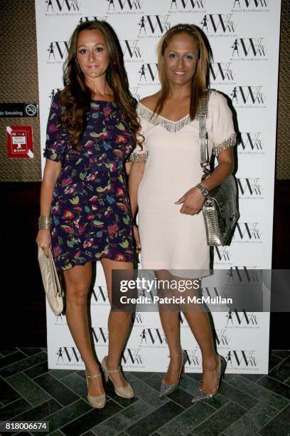 Alexandra Osipow and Anisha Lakhani attend QUEST MAGAZINE & What2WearWhere.com hosts a soft launch of LAVO at 38 E. 58th St. On September 9, 2010 in...