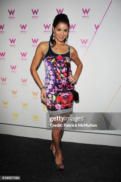 Rima Fakih attends W Hotels Global Glam Presentation and After Party at Mercedes-Benz Fashion Week at Lincoln Center on September 12, 2010 in New...