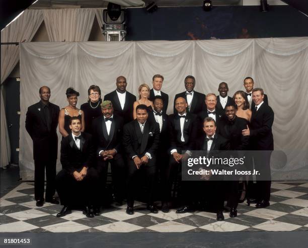 Athletes of the Century: Clockwise from left: Bob Beamon, Jackie Joyner Kersee, Billie Jean King, Evander Hollyfield, Chris Evert, John Elway, Bill...