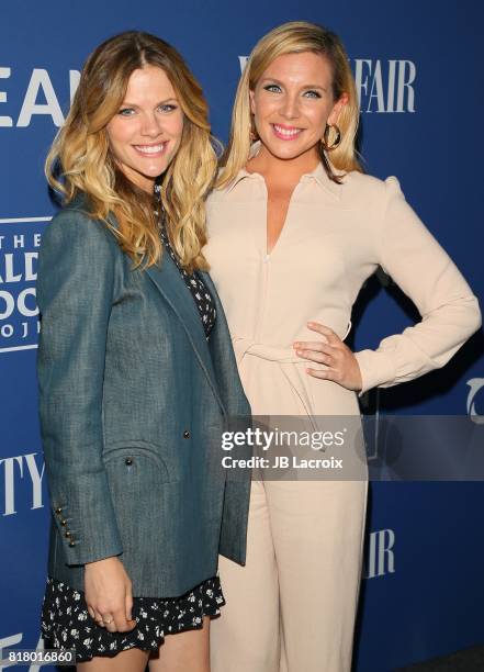 Brooklyn Decker and June Diane Raphael attend Oceana and The Walden Woods Project present: Rock Under The Stars With Don Henley and Friends event on...