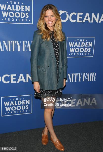 Brooklyn Decker attends Oceana and The Walden Woods Project present: Rock Under The Stars With Don Henley and Friends event on July 17, 2017 in Los...